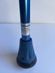 Rehand Blue Foldable & Adjustable Walking Canes 350Lbs Capacity #RH100754