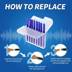 16 Pcs Wax Guard Filters, Made for Audien Hearing Aids, ATOM ONE 1.5mm size