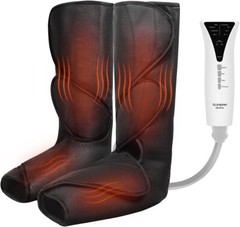 Quinear Air Compression Therapy Device Boots QN-021-A Heat & Massager for Pain