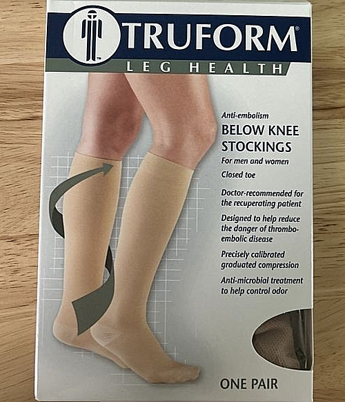 TruForm Leg Health Anti-Embolism Stockings – 8808, Beige, 3X, 18*mmHg