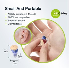 Rechargeable Hearing Aids For Adults Seniors, OTC Hearing Aids For Adults Senior