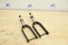 PAIR 8″ Caster Wheel Tire FORKS for Quickie Tilt-In-Space Wheelchairs – Iris