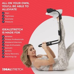 – Hamstring, Lower Back & Calf Stretcher – Knee Extension & Pain Relief