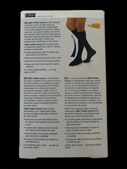 Jobst Mens Formen Casual Knee High Compression Socks 20-30mmHg Large Black New