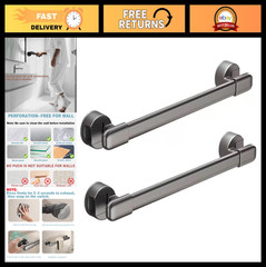 Suction Cup Shower Grab Bar – Easy-Grip Handles, Bathroom Safety Support, No-Dri