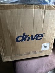 Drive Medical-General Use Back Cushion #14889 Lumbar Support 18”x17”, Black