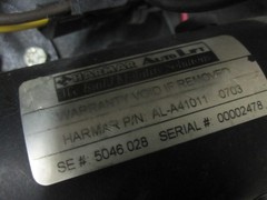 Harmar Lift Motor Triangular Base Hoist Assembly AL-A41011 5046028 Trunk