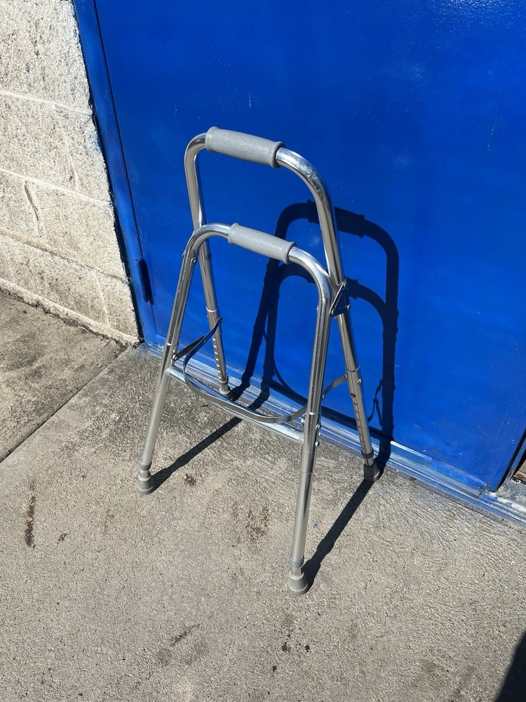 Drive HEMI Aluminum 29.5in to 37in SIDE STEP FOLDING Walker up to 300 lbs