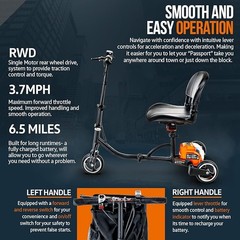SuperHandy 3 Wheel Mobility Scooter Electric Powered Lightest GUT112 – ORANGE