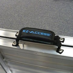 EZ-Access 6ft Suitcase Singlefold AS Portable Ramp, Black, w/ Top Lip Extension