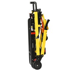 Portable Mobility Transfer Wheelchair Foldable Aluminum Care Transport Seat
