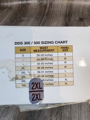 DDS 300 Back Pneumatic Lumbar Decompression Brace Belt size 2XL (39-41)