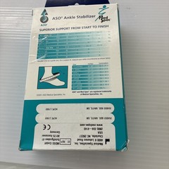 264012 ASO Ankle Stabilizer, White, Small