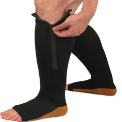 medias de compresión para varices 20-30 punta de compresion abierta calcetines@