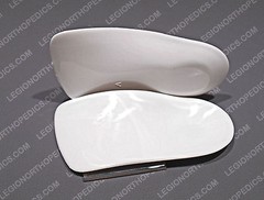 Foot Arch support – Pre-made POLYpropylene size 5 – 13, optional cover flat heel