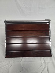 Kitvance Upgraded 20″ ADA Compliant Folding Teak Shower Seat Wall Mount Open Box