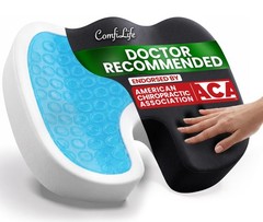ComfiLife Premium Gel & Memory Foam Seat Cushion Doctor Recommended Office Chair