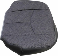 Front Driver Side Bottom Replacement Seat Cover Cloth Dark Gray and Bottom Foam