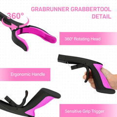 32 Inch Heavy Duty Reacher Grabber Tool with Strong Magnetic 1 Pack