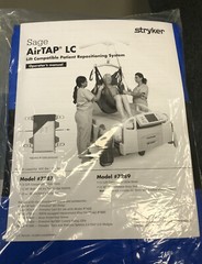 STRYKER SAGE AIRTAP LC PATIENT REPOSITIONING SYSTEM GLIDE SHEET BODY PAD