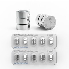 SUZEYAR 3×1.5V Button Coin Cell Batteries 3LR41 Batteries, 4.5V…