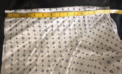 Medline Hospital Patient Gowns 3-Pack White Blue Print Cotton Poly Unisex w/Ties