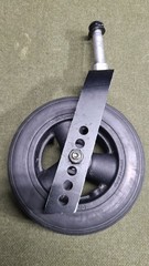 Caster Wheel & Forks Assy for Ki Mobility Focus CR Tilt in Space Wheelchair Used