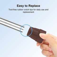 Walking Cane Tips 1″, 6pcs Heavy Duty 1 Inch Crutch Tips -Replacement Rubber …