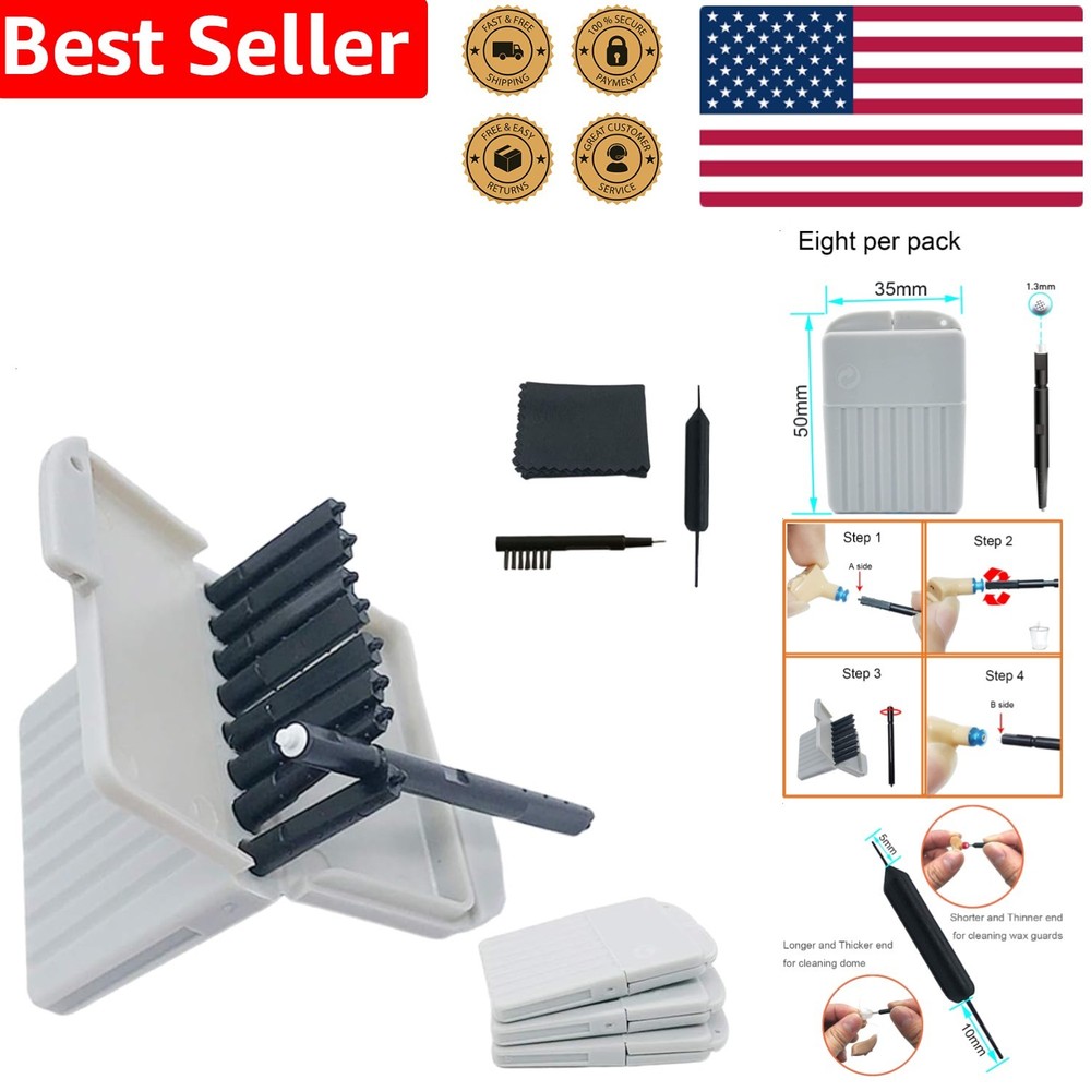 Hearing Aid Wax Guards Kit 24 Filters for Phonak Unitron Widex Resound Oticon…
