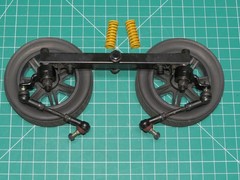 OEM Drive Medical Spitfire DST Front Tires/Wheels w/Steering Parts