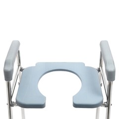 Adjustable Raised Toilet Seat Riser w/ Arms For Elderly Handicap Bathroom NEW