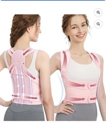 Back Brace Posture Corrector Women Men Shoulder Straightener Adjustable Support