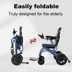 Foldable Power Wheelchair 500W Dual Mode Portable Mobility Scooter Lightweight
