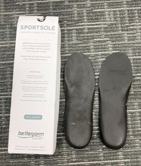 A+ BETTERFORM SportSole Orthotics Leather Shoe Insoles Inserts E M7-7.5 W9-9.5