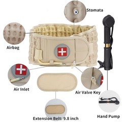 Decompression Belt Back Brace Lumbar Spinal Support & Extender Belt Air Traction