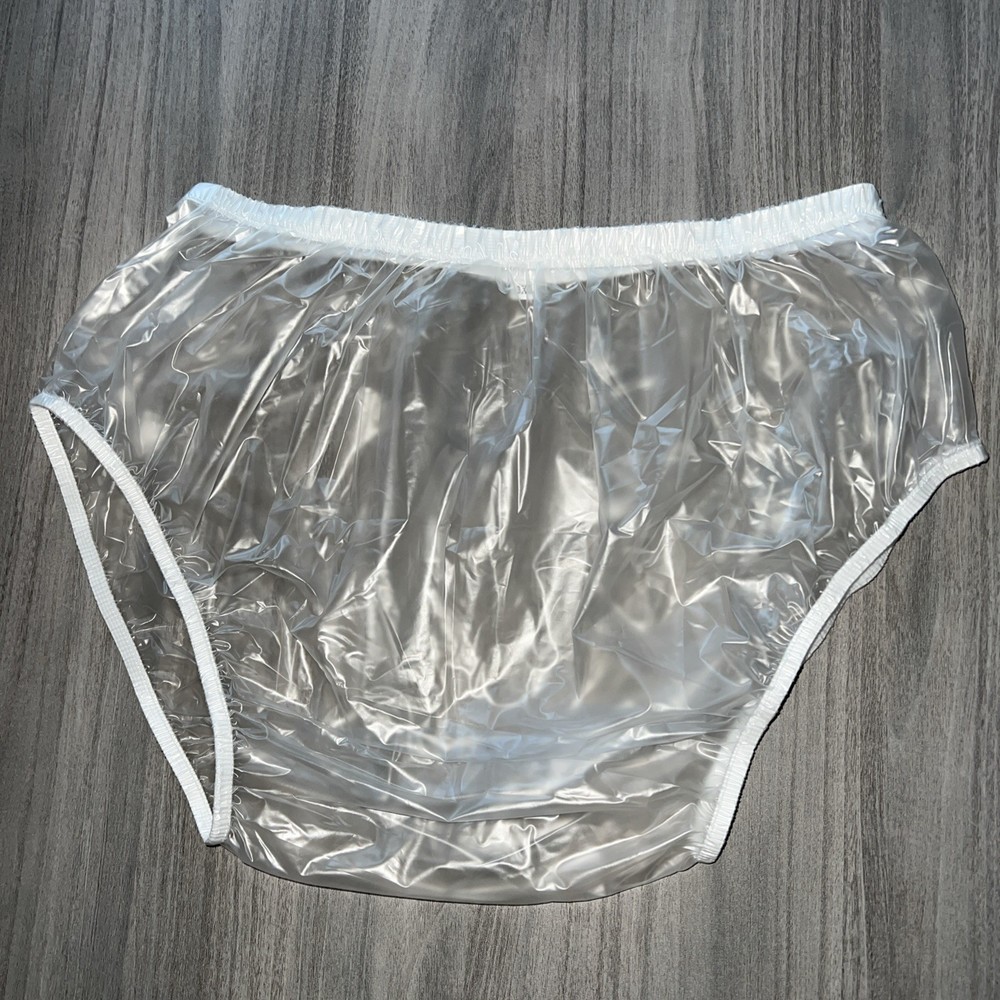 Plastic Pants 3XL. Feels Like Stretchy Latex Rubber. High Quality