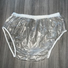 Plastic Pants 3XL. Feels Like Stretchy Latex Rubber. High Quality