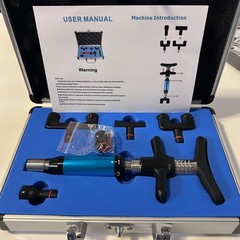 Manual Chiropractic Adjusting Tool 6 Levels Spinal Activato 4 Heads Case New