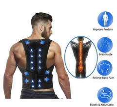 Adjustable Posture Corrector Back Support Shoulder Brace Belt Men Women