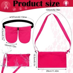 Dual Pocket Mastectomy Drain Holder with Elegant Shower Bag for Recovery Comfort