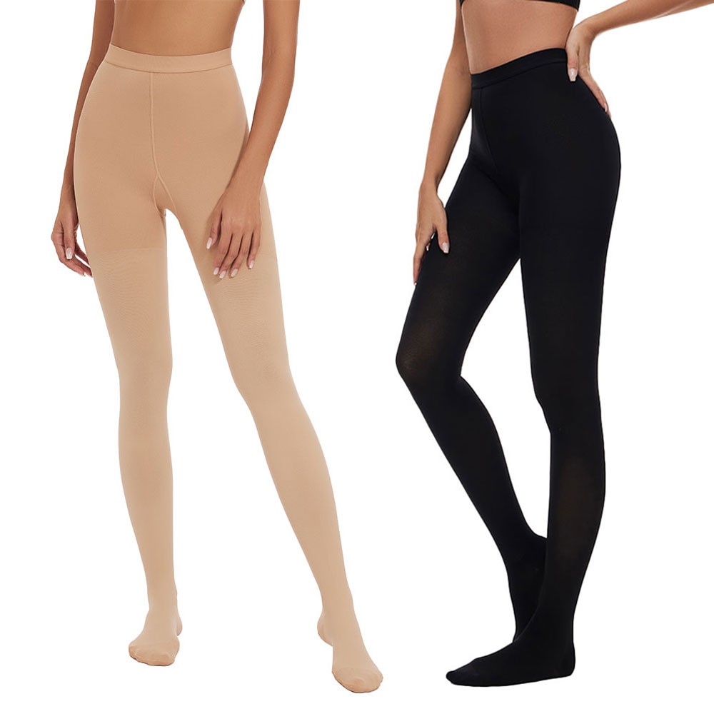 Women Compression Pantyhose Stockings Medical Travel Flight Nurse Edema Varicose