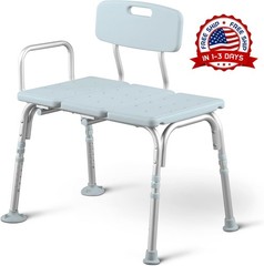 Banco de ducha ajustable y asiento de baño para personas mayores, 350 libra NEW