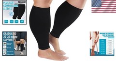 Soft Nylon Calf Compression Sleeves 6XL – Support for Sports & Everyday Life