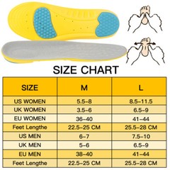 Unisex Orthotic Insoles Orthopedic Flat Feet Sole Pad Shoes Inserts Arch Support