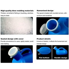 200ml Unisex Portable Urinal Travel Camping Car Toilet Pee Bottle Emergency Tool
