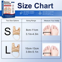 Adjustable Bunion Corrector Sleeve – Breathable Hallux Valgus Toe Straightener,
