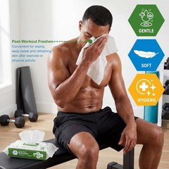 Premoistened Washcloths 600 Count Aloe .
