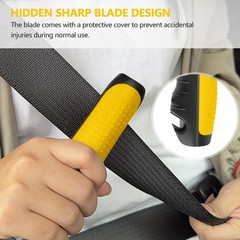 Kaiedos Car Door Handle for Elderly, 3-in-1 +Strap, Yellow–Strap