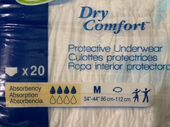 TENA Disposable Underwear Medium 72422 20 Ct
