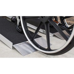 EZ-Access 6ft Suitcase Singlefold AS Portable Ramp, Black, w/ Top Lip Extension